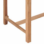 vidaXL Outdoor-Bartisch Massivholz Teak