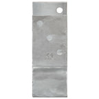 vidaXL Pfostenträger 12 Stk. Silbern 7×6×15 cm Verzinkter Stahl