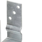 vidaXL Pfostenträger 12 Stk. Silbern 7×6×15 cm Verzinkter Stahl