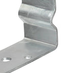vidaXL Pfostenträger 12 Stk. Silbern 7×6×15 cm Verzinkter Stahl