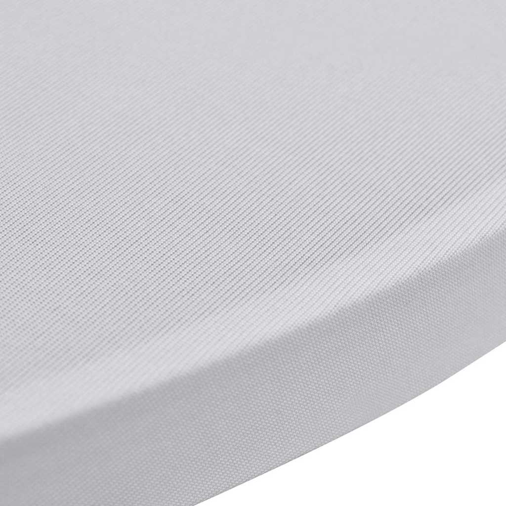 vidaXL Stehtischhussen 4 Stk. Ø 60 cm Weiß Stretch