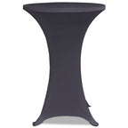 vidaXL Stretch-Tischhussen 4 Stk. 60 cm Anthrazit