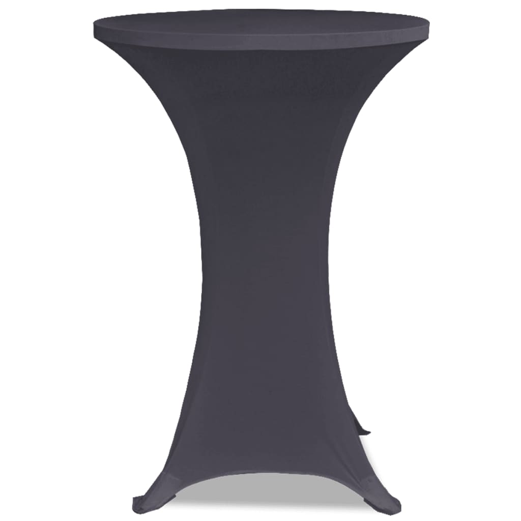 vidaXL Stretch-Tischhussen 4 Stk. 60 cm Anthrazit