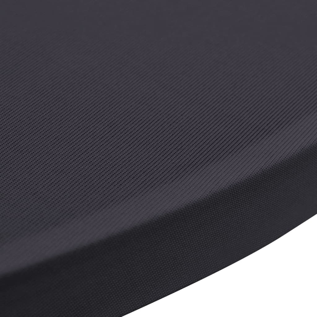 vidaXL Stretch-Tischhussen 4 Stk. 60 cm Anthrazit