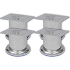 vidaXL Runde Sofabeine 8 Stk. Chrom 60 mm