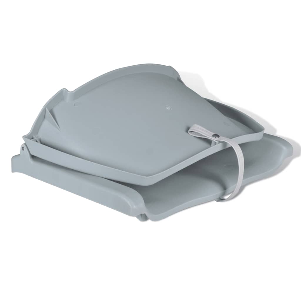 vidaXL Bootssitze 2 Stk. Klappbare Rückenlehne ohne Kissen 41x51x48 cm