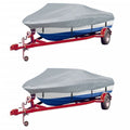 vidaXL Bootspersenninge 2 Stk. Grau Länge 427-488 cm Breite 173 cm