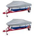 vidaXL Bootspersenninge 2 Stk. Grau Länge 488-564 cm Breite 239 cm