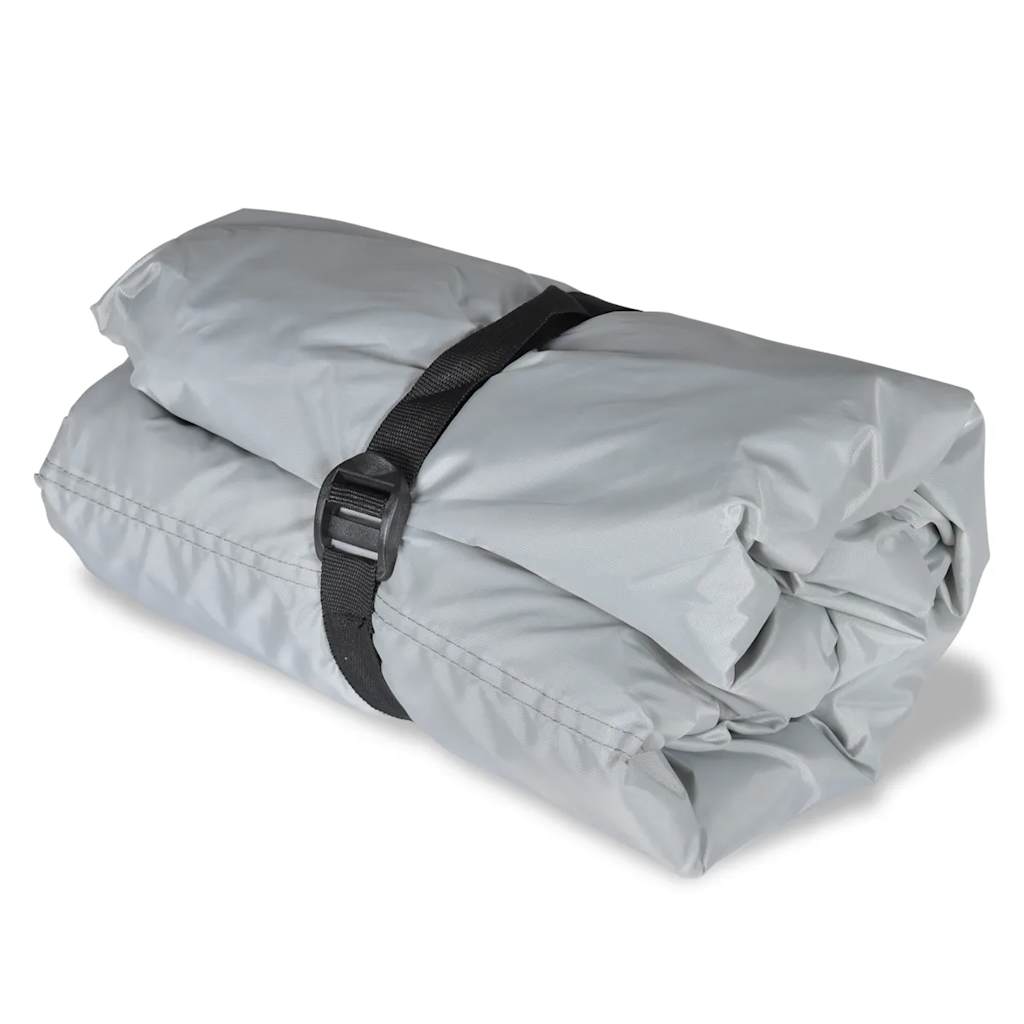 vidaXL Bootspersenninge 2 Stk. Grau Länge 488-564 cm Breite 239 cm