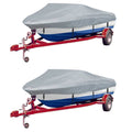 vidaXL Bootspersenninge 2 Stk. Grau Länge 610-671 cm Breite 254 cm