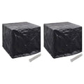 vidaXL Wassertank-Abdeckungen 2 Stk. 8 Ösen 116x100x120 cm