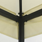 vidaXL Pavillon mit Netz 300x300x265 cm Creme