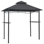 vidaXL BBQ-Pavillon 240x150x255 cm Anthrazit Stahl