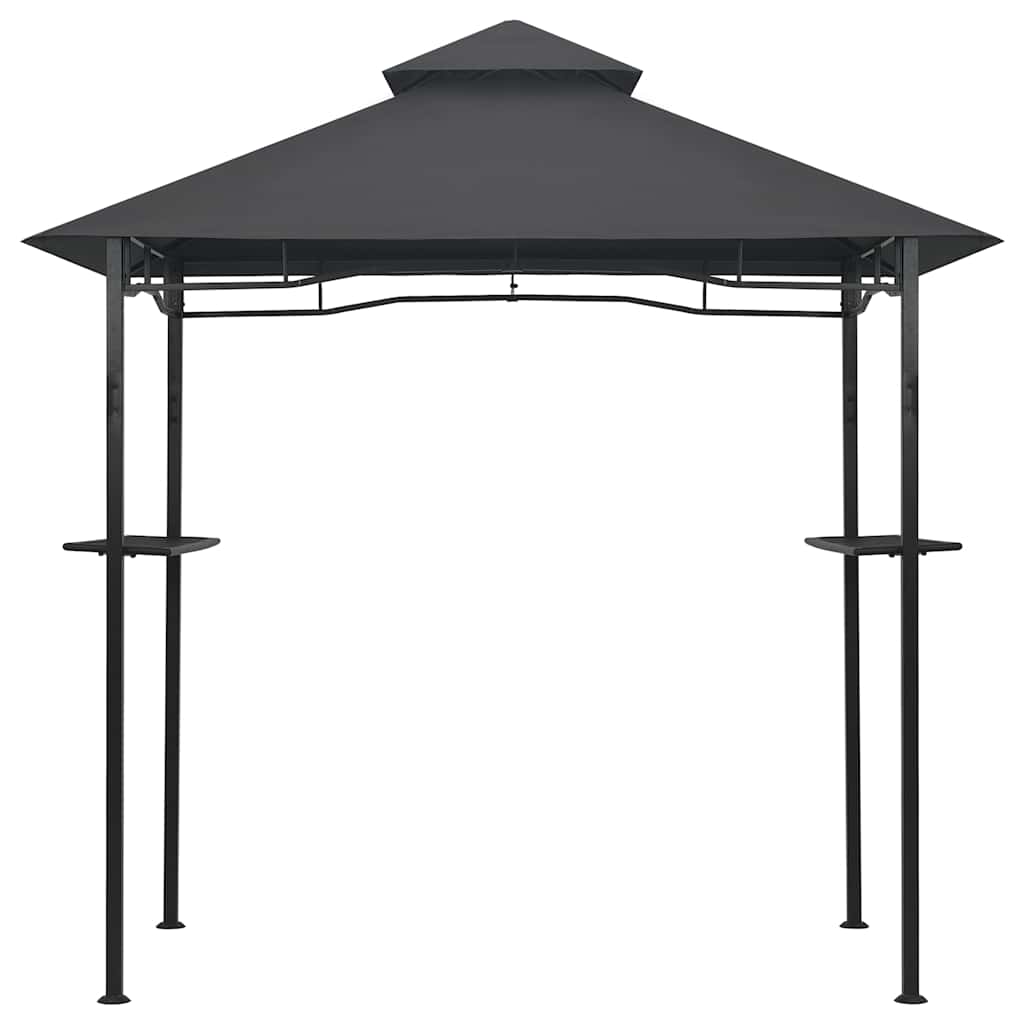 vidaXL BBQ-Pavillon 240x150x255 cm Anthrazit Stahl