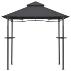 vidaXL BBQ-Pavillon 240x150x255 cm Anthrazit Stahl