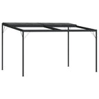 vidaXL Pavillon mit Dach Anthrazit 4x3x2,5 m Aluminium und Stahl