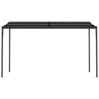 vidaXL Pavillon mit Dach Anthrazit 4x3x2,5 m Aluminium und Stahl