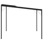vidaXL Pavillon mit Dach Anthrazit 4x3x2,5 m Aluminium und Stahl