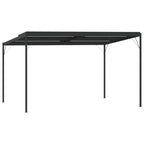 vidaXL Pavillon mit Dach Anthrazit 4x3x2,5 m Aluminium und Stahl