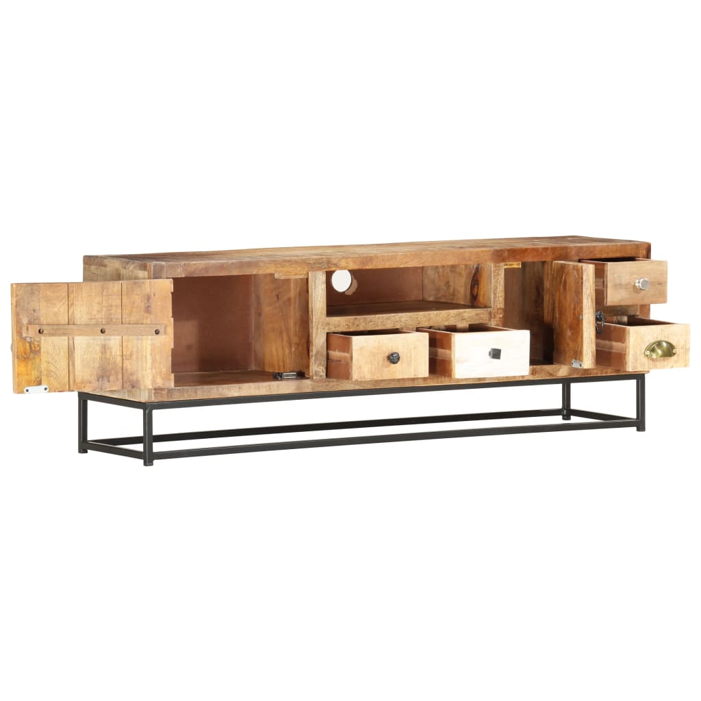 vidaXL TV-Schrank 120x30x40 cm Altholz Massiv