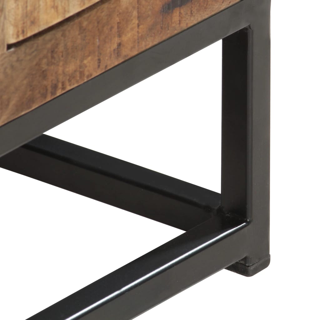 vidaXL TV-Schrank 120x30x40 cm Altholz Massiv