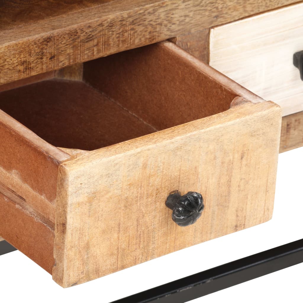 vidaXL TV-Schrank 120x30x40 cm Altholz Massiv