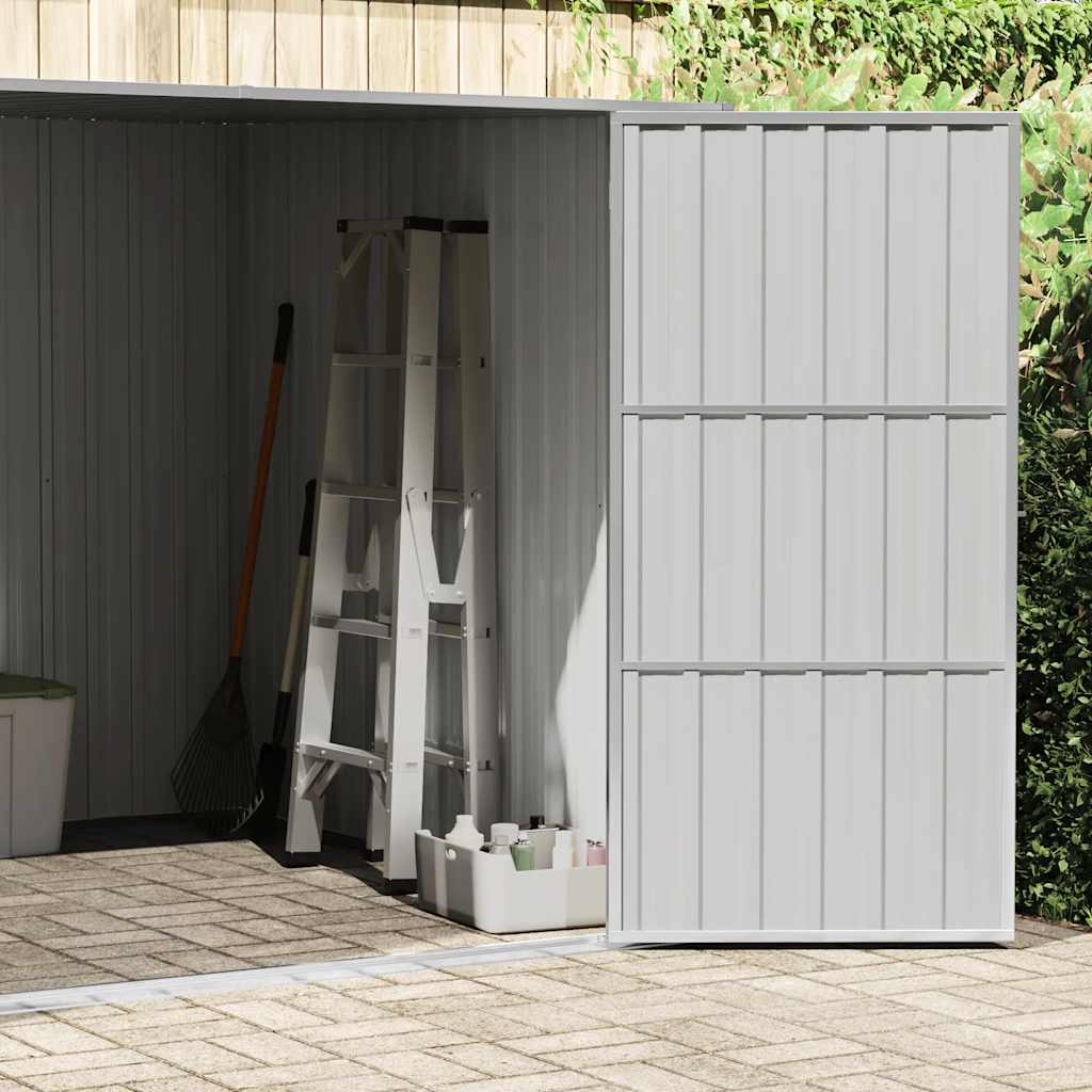 vidaXL Gerätehaus Grün 195x198x159 cm Verzinkter Stahl