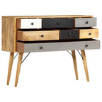 vidaXL Sideboard 110 x 30 x 82 cm Massivholz Mango