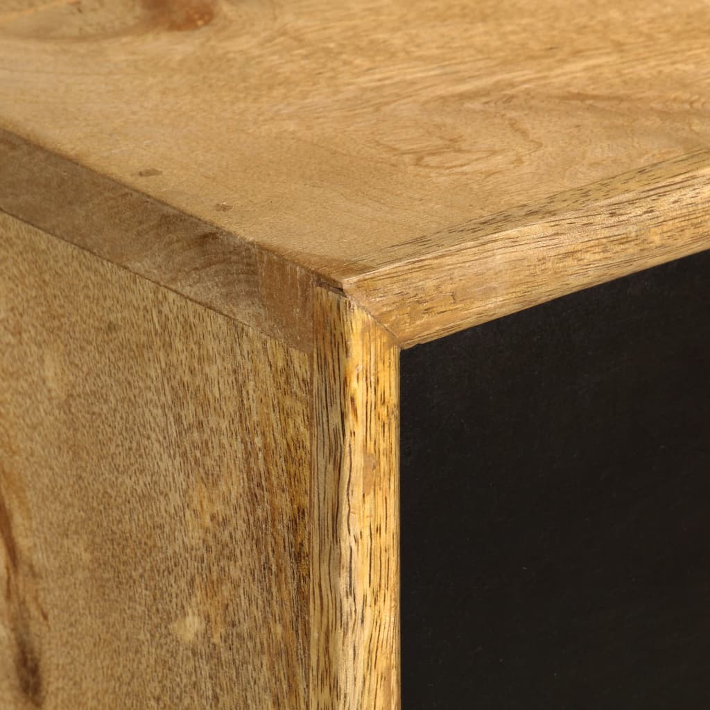 vidaXL Schreibtisch mit Schubladen Massivholz Mango