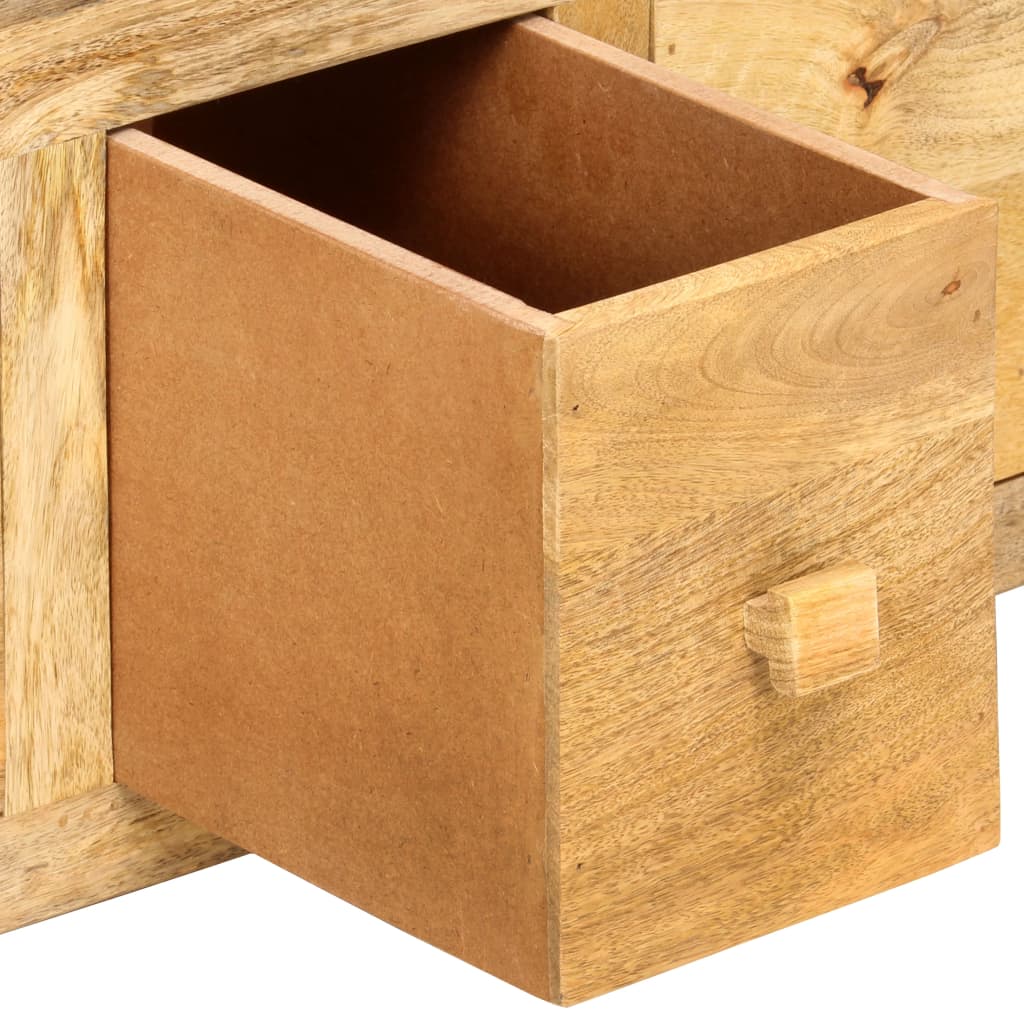 vidaXL Couchtisch mit 4 Schubladen 90 x 50 x 35 cm Massivholz Mango