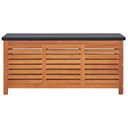vidaXL Gartenbox 117x50x55 cm Eukalyptus Massivholz