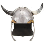 vidaXL Fantasy Wikingerhelm LARP Silbern Stahl