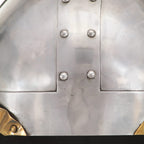 vidaXL Fantasy Wikingerhelm LARP Silbern Stahl