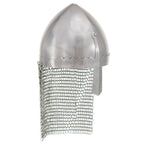 vidaXL Ritterhelm Antik Replik LARP Silbern Stahl