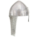 vidaXL Ritterhelm Antik Replik LARP Silbern Stahl