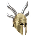 vidaXL Griechischer Krieger-Helm Antik Replik für LARP Messing Stahl