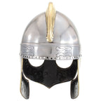 vidaXL Beowulf Helm Antik Replik für LARP Silbern Stahl