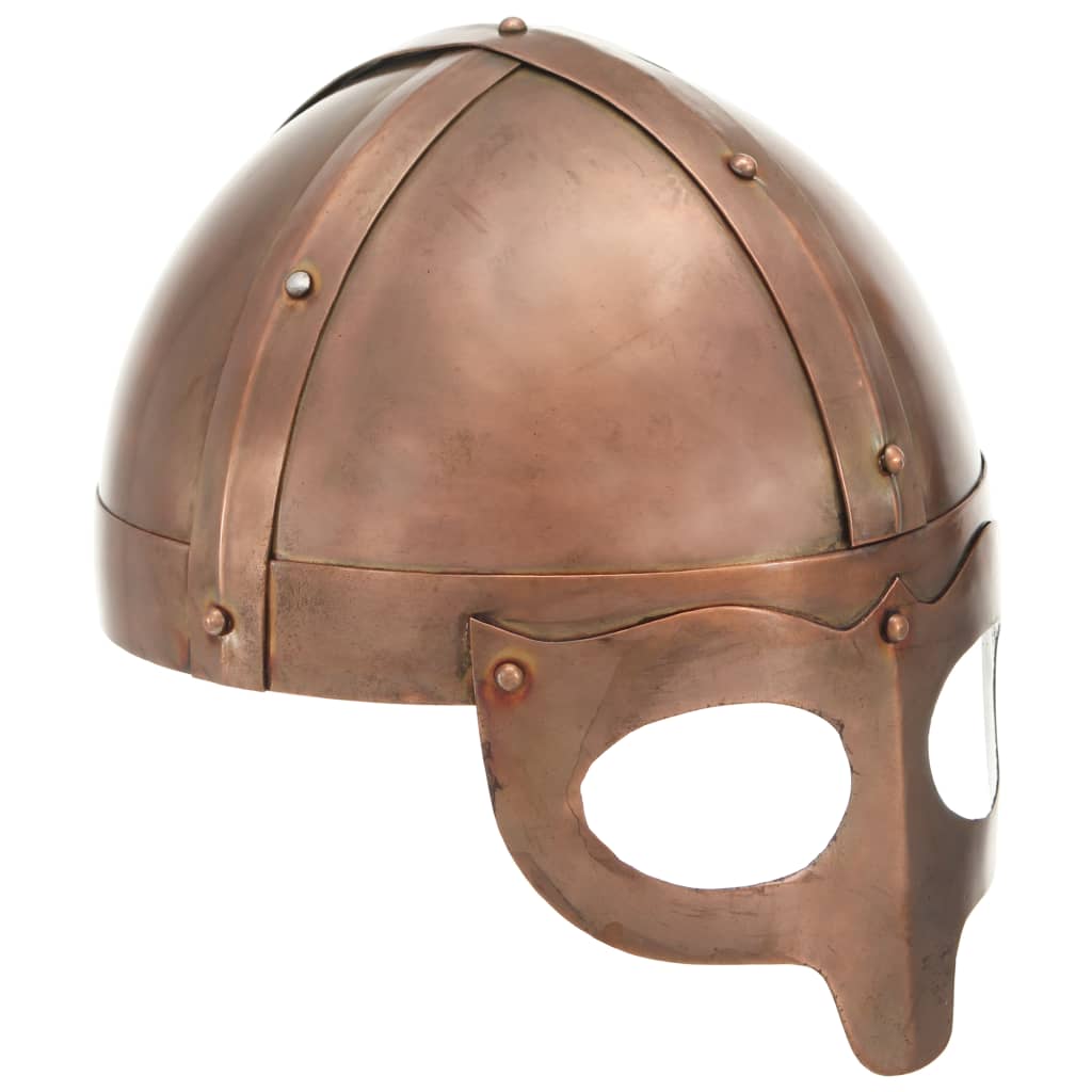 vidaXL Wikinger-Helm Antik Replik LARP Kupfern Stahl