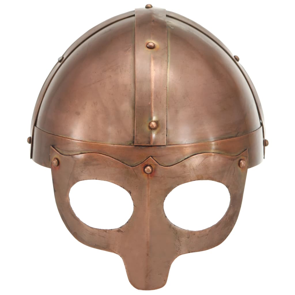 vidaXL Wikinger-Helm Antik Replik LARP Kupfern Stahl