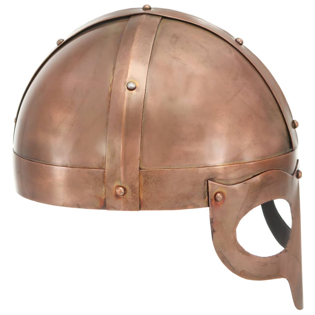 vidaXL Wikinger-Helm Antik Replik LARP Kupfern Stahl
