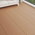vidaXL Terrassenfliese 6 pcs Braun 60 x 30 cm WPC