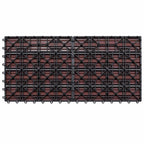 vidaXL Terrassenfliese 6 pcs Braun 60 x 30 cm WPC