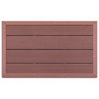 vidaXL Bodenelement für Solardusche Braun 101x63x5,5 cm WPC