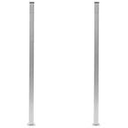 vidaXL Zaunpfosten 2 Stk. Aluminium 185 cm