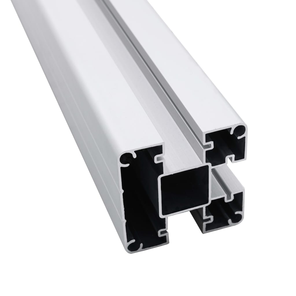 vidaXL Zaunpfosten 3 Stk. Aluminium 185 cm
