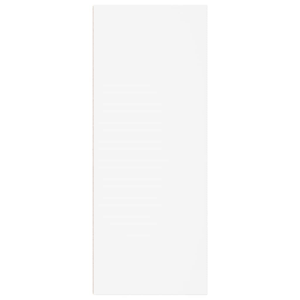 vidaXL Bücherregal 2 Fächer Weiß 40x30x76,5 cm Holzwerkstoff