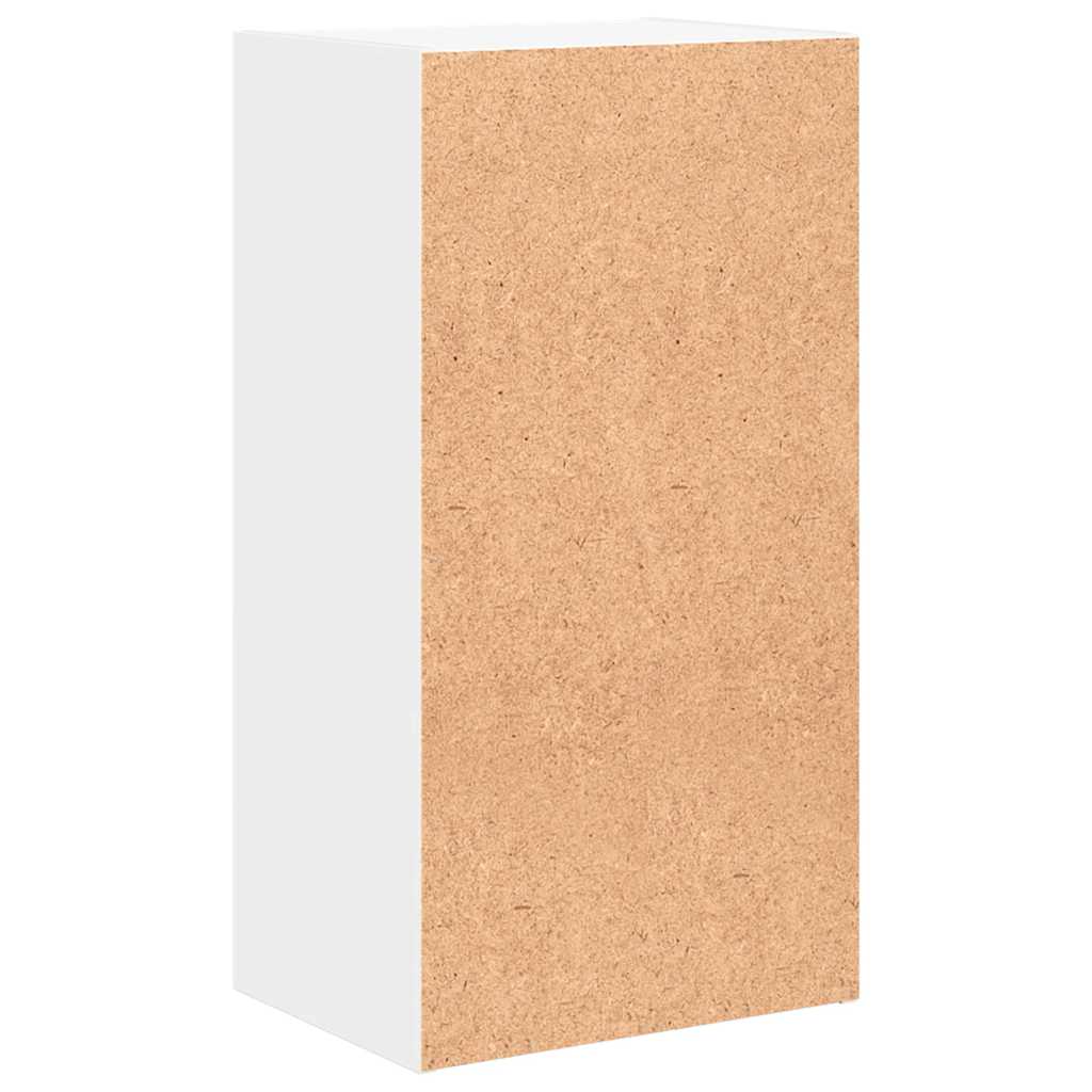 vidaXL Bücherregal 2 Fächer Weiß 40x30x76,5 cm Holzwerkstoff
