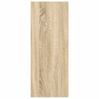 vidaXL Bücherregal 2 Fächer Sonoma-Eiche 40x30x76,5 cm Holzwerkstoff