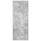 vidaXL Bücherregal 2 Fächer Betongrau 40x30x76,5 cm Holzwerkstoff
