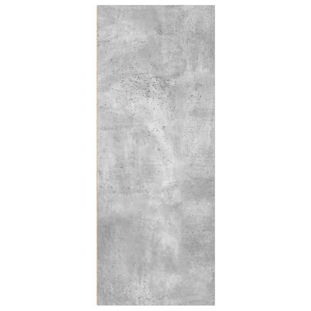 vidaXL Bücherregal 2 Fächer Betongrau 40x30x76,5 cm Holzwerkstoff
